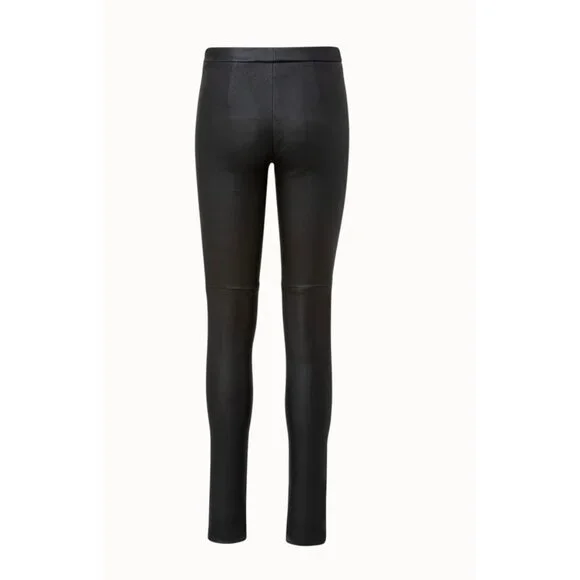 $2990 New Akris 4 Fria Nappa Leather Pants French Lambskin Skinny Slim Trousers